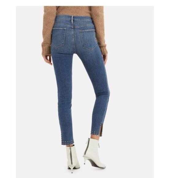 FRAME Le High Studded Skinny Jeans - 25 - Picture 8 of 16